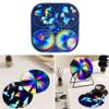 Coaster Silicone Mold Holographic Epoxy Resin Mold Handmade Cup Mat Casting Tool view 3