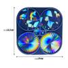 Coaster Silicone Mold Holographic Epoxy Resin Mold Handmade Cup Mat Casting Tool view 4
