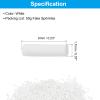 PATIKIL 50g Fake Sprinkles, Faux Sprinkles Clay Sprinkles Sugar granules for Nail Art DIY Crafts Cake Phone Case Resin Nail Art Slices Polymer Slices, White view 2