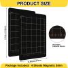 Copkim 4 Pcs 5.87'' x 7.75" Magnetic Cutting Pads for Die Cutting Machine Accessories with Card Size Black Embossing Machine Mats for Die Cutter view 2