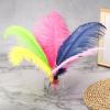 PATIKIL 30 Pcs Natural Ostrich Feathers Bulk 8-10 Inch/ 20-25 cm Large Ostrich Feathers for Crafts Home Decoration Wedding Party Vase Decor (Yellow) view 3
