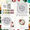 ATOLY Embroidery Kit for Beginners, Christmas Art Craft Kit with Snowman Santa Stockings Patterns, Stamped Cross Stitch Kit for Adults Embroidery Supplies Included, 7.9 inch, ATembfghediy34 view 3