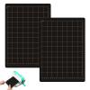 Copkim 2 Pcs 9''W 12.5''L Magnetic Cutting Shim Grid Magnetic Shim Embossing Machine Die Pads Black Sheet Die Cutting Machine Accessories view 1