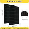 Copkim 2 Pcs 9''W 12.5''L Magnetic Cutting Shim Grid Magnetic Shim Embossing Machine Die Pads Black Sheet Die Cutting Machine Accessories view 2
