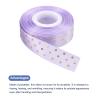 MECCANIXITY Grosgrain Ribbons 25 Yards 1 Inch Light Purple with Gold Dots Ribbon Bow Decoration for Crafts Gift Wrapping Wedding DIY Handmade view 3