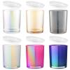 CandMak Candle Jars, 6 Pack 6 OZ Empty Glass Vessels Containers Jars Bulk with Clear Lids for Candle Making (6 Colors) view 1