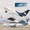Airplane Model 18.5" 1: 85 Scale Model Jet Models Airplane Mexico B737 Plane Model Diecast Collectibles Resin Aircraft Model for Collection Or Gift view 1