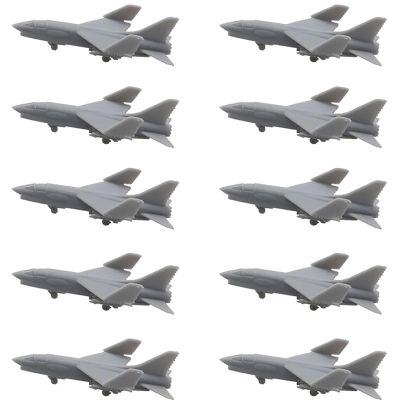 10PCS F-8 Crusader Aircraft Model 1/2000 1/700 1/400 1/350 Classic Fighting Plane DIY Military Model for Collection Hobby(1/350(46mm))