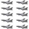 10PCS F-8 Crusader Aircraft Model 1/2000 1/700 1/400 1/350 Classic Fighting Plane DIY Military Model for Collection Hobby(1/350(46mm)) view 1