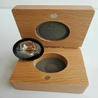KASHSURG 3 Mirror Gonioscope Lens Aspheric Lens with Manual and Wooden Box