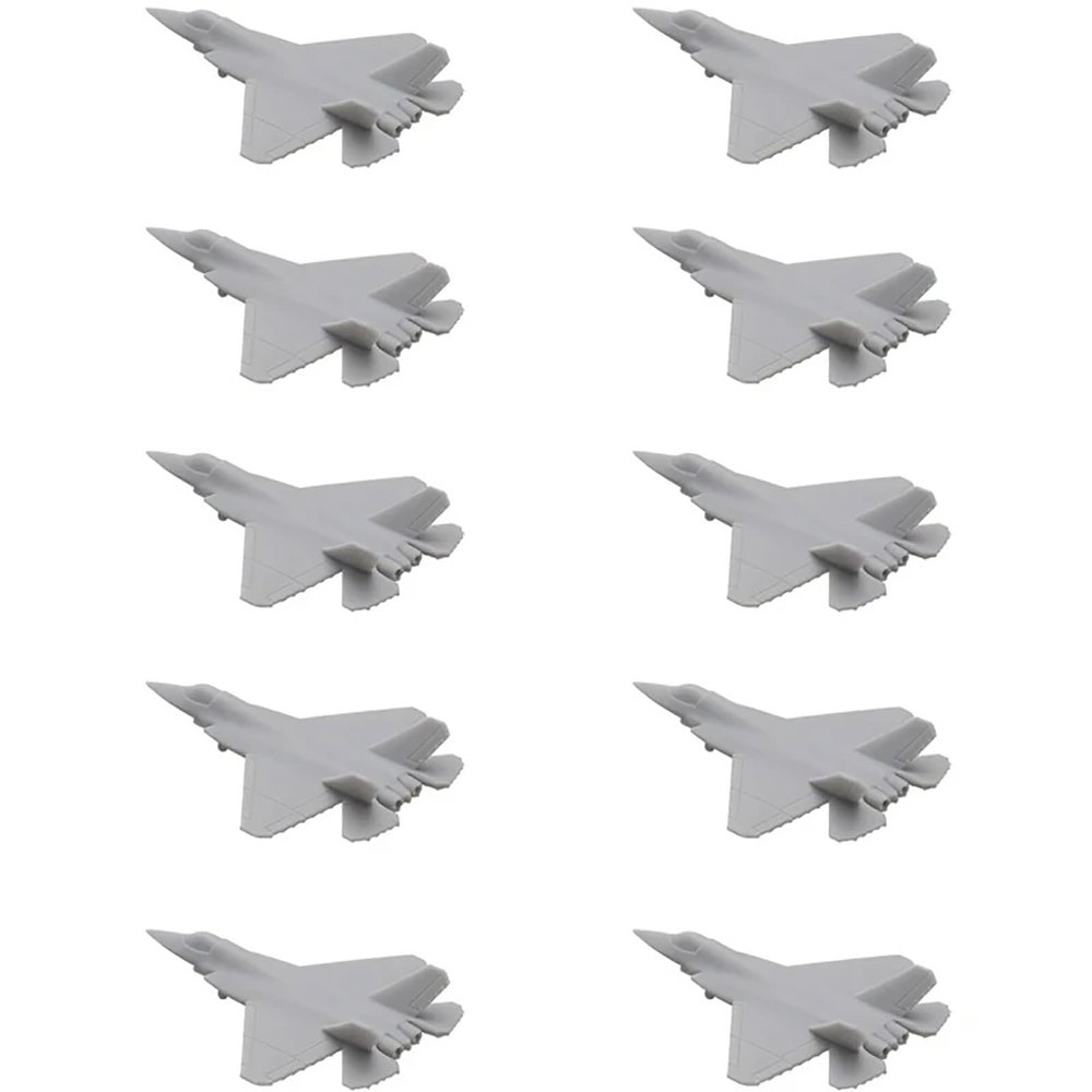 10PCS DIY Model Shipborne Fighter Jets J-35 Model Opening Wing 1/2000 1/1500 1/700 1/400 1/350 Uncolored Military Plane Model Collection(1/400 (43.7mm))