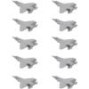 10PCS DIY Model Shipborne Fighter Jets J-35 Model Opening Wing 1/2000 1/1500 1/700 1/400 1/350 Uncolored Military Plane Model Collection(1/400 (43.7mm)) view 1