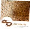 TEHAUX Rattan Weave Repair Material Plastic for DIY Lightweight Portable Fix Patio Furniture Wicker Sofa Table Storage Boxes view 2
