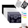 60Pcs/Set 20Magnetic Sheets for Dies Storage Stamp and 20 Die Storage Pockets 20 Label Stickers Die Cut Storage Multi-function Magnetic Storage Cards set for Card Making Supplies (0.9 mm Thickness view 1