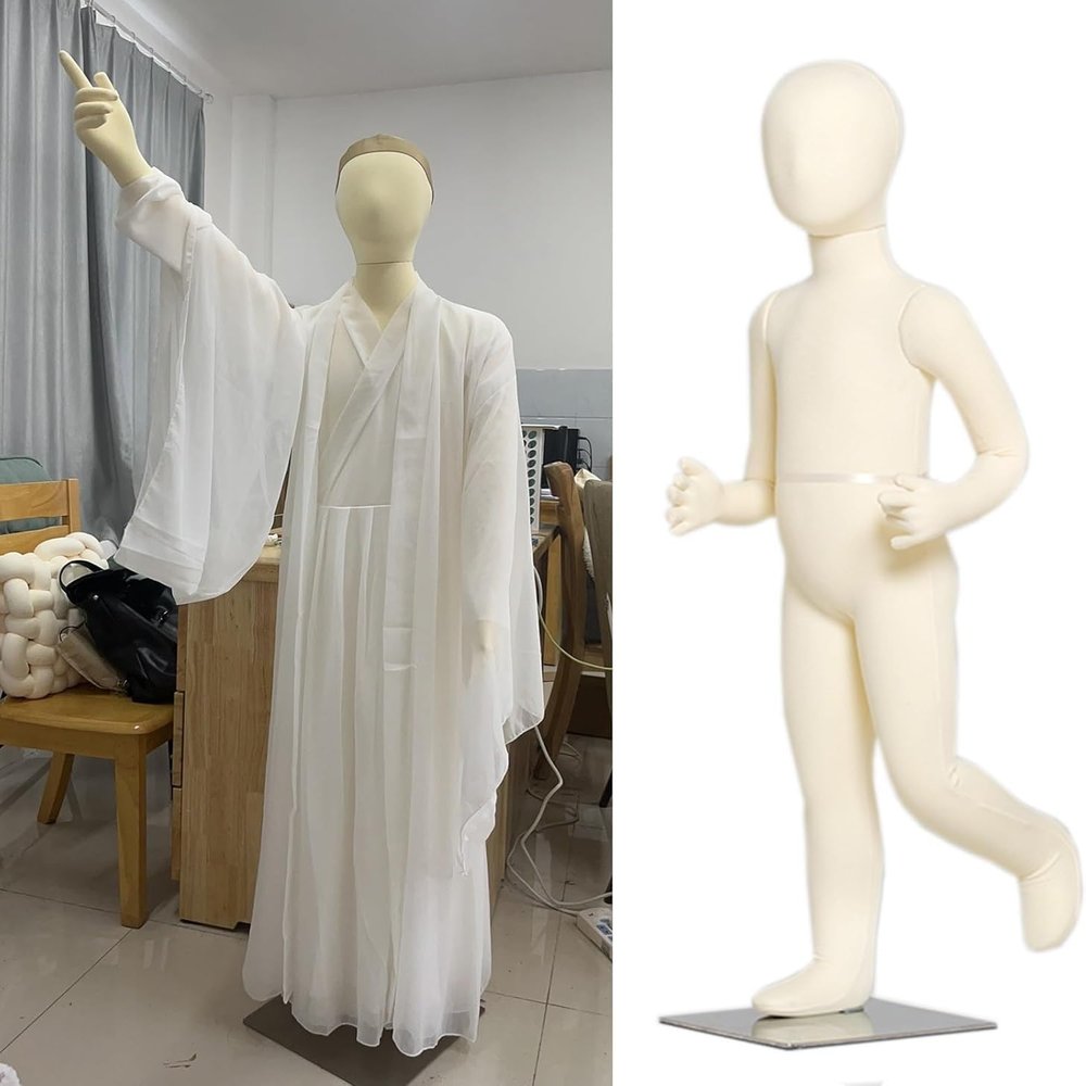 KGBNYSS Students Mannequin Styrofoam Mannequin Full Body, 1-14 Year Pinnable Clothing Dress Form for Clothes Display(2 Years Old)