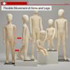 KGBNYSS Students Mannequin Styrofoam Mannequin Full Body, 1-14 Year Pinnable Clothing Dress Form for Clothes Display(2 Years Old) view 3