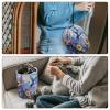 Sellikakes Hummingbird Sunflower Oil Painting Small Yarn Storage Bag, Mini Knitting Bag Drum Case for Carry Yarn Balls, Crochet Kits, Knitting Supplies and Sewing Accessories view 4