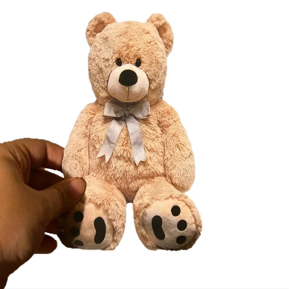 Set of 12 Assorted Teddy Bear Cutouts, 110lb Matte White Card Stock, 4 Designs, 3 of Each Design, Sizes Vary