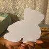 Set of 12 Assorted Teddy Bear Cutouts, 110lb Matte White Card Stock, 4 Designs, 3 of Each Design, Sizes Vary view 4