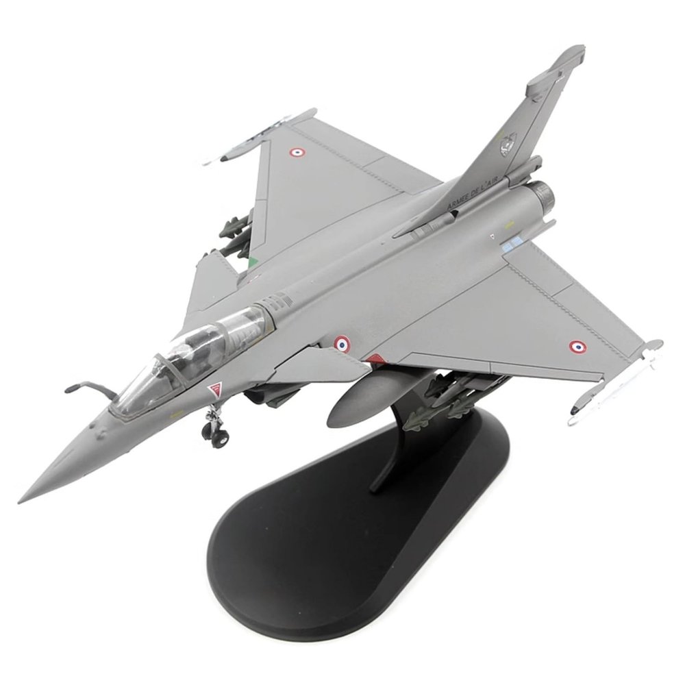 6.1 1/100 Scale French Rafale C Fighter Model Airplane Aircraft Model Jet Collectibles Diecast Plane Model for Collection Gift Ornament