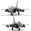 6.1 1/100 Scale French Rafale C Fighter Model Airplane Aircraft Model Jet Collectibles Diecast Plane Model for Collection Gift Ornament view 4