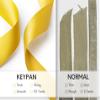 Keypan Yellow Ribbon 1-1/2 Inch x 50 Yards Double-Faced Satin Ribbons for Crafts Gift Wrapping Flower Bouquet Wedding Paper Holiday Decorating view 4