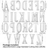 26-Piece 7.87-Inch Uppercase Letter Cutting Dies | Briartw 20 cm Height Alphabet Metal Stencils for Cardmaking,Scrapbooking and Craft Projects | Perfect for Embossing,DIY Invitations & Stress Relief view 2