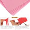 MECCANIXITY 8 Pcs Iron on Patches with Sewing Kit Fabric Repair Patch 4.9"x3.7" Patches for Clothes Iron on Patches for Jeans, Bags, Sofa,Tent Pink view 3