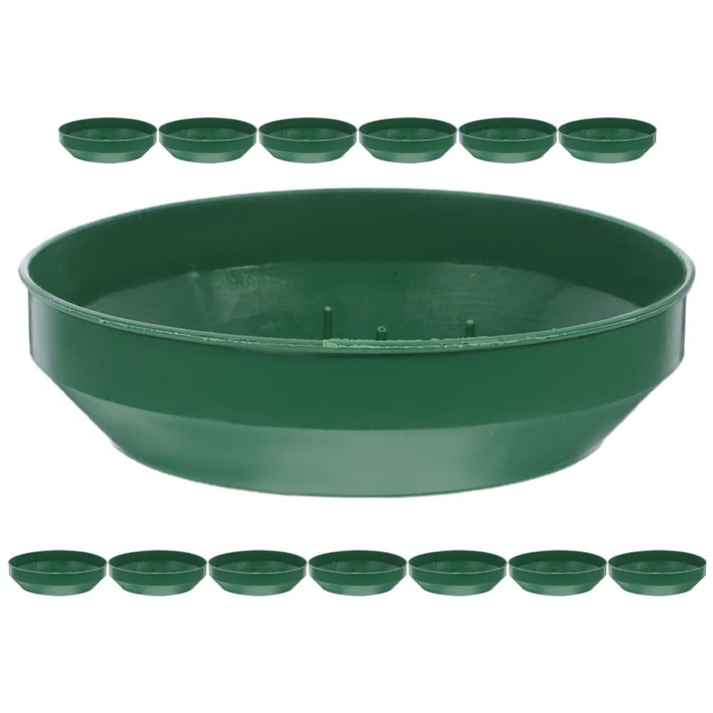 HANABASS Floral Foam Trays 14 Pack Foam Tray Plate for Flower Arrangements Wedding Party Supplies