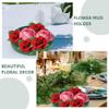 HANABASS Floral Foam Trays 14 Pack Foam Tray Plate for Flower Arrangements Wedding Party Supplies view 4