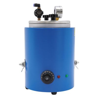 BYGOVICE 500W Commercial Wax Injector, Wax Melter for Candle Making with Nozzles & Temp Control, Wax Casting Machine for Production of Jewelry Models Dental Models, Blue