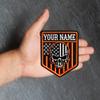 Custom Name Patches, Skull Patches Personalized, Tactical Embroidery Morale Patch Hook & Loop/Iron on for Clothing Jackets Vest Backpacks view 2