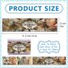 CREATCABIN 100 Pcs Butterfly Soap Paper Wrapper 10 Styles Retro Flowers Vertical Soap Wrap Tape Sleeves Covers with Tectorial Membrane Packaging Supplies for Handmade Soap Bar Store 1.9x8.2 Inch view 2