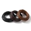 HDNSAUD Leather Cords Rope 10 Meters/Lot 0.5-2.5mm Leather Cord Round Wax Rope String for DIY Necklace Bracelet Jewelry Findings Making Accessories(Deep Coffee,1.0mm) view 3