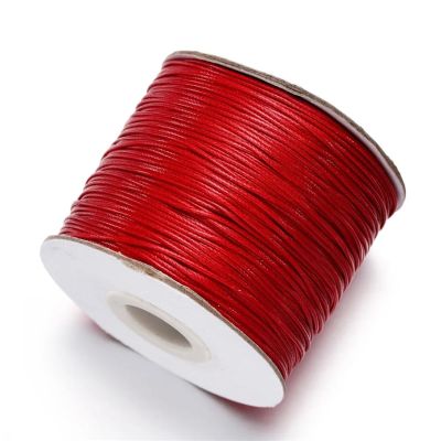 HDNSAUD Leather Cords Rope 10 Meters/Lot 0.5-2.5mm Leather Cord Round Wax Rope String for DIY Necklace Bracelet Jewelry Findings Making Accessories(Dark Red,2mm)