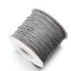 HDNSAUD Leather Cords Rope 10 Meters/Lot 0.5-2.5mm Leather Cord Round Wax Rope String for DIY Necklace Bracelet Jewelry Findings Making Accessories(Sliver Gray,2mm) view 1