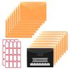16 PCS Stamp and Die Storage Bag and Magnetic Sheet - Die Storage Set for Cutting,Scrapbooking,Storing Craft Dies-Orange view 1