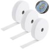 3 Rolls Jelly Roll Batting Strips, 2 1/4 Inch Cotton Blend Fleece Batting Total 98.4 Yards for Jelly Roll Rugs, Throw Rugs, Braided Rug view 1