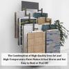 WIGING Carpet Sample Display Rack, Floor Standing Scarf Display Stand, Ladder Display Clothing Store Carpet Storage Rack for Commercial Clothing Retail Store(Gold,60x95x156cm) view 4
