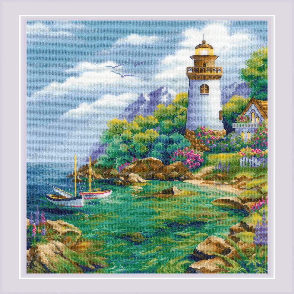 Quiet Harbor Cross Stitch Kit by Riolis