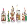 MerryStockings THE Mantel Series Gingerbread Village. Felt, Sequins, Beads, DMC Floss and Embellishments to Make a Collectible Felt kit Addition for Your Mantel. view 1