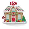MerryStockings THE Mantel Series Gingerbread Village. Felt, Sequins, Beads, DMC Floss and Embellishments to Make a Collectible Felt kit Addition for Your Mantel. view 2