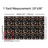 Feelyou Cat Fabric by The Yard for Kids Boys Girls Cats Print Decorative 3 Yards Cartoon Upholstery Fabric for Chairs Cute Kitten Fabric for Home DIY Projects Animal,Black Soft Flannel view 2
