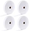 Eunika 4 Rolls Jelly Roll Batting Strip 2 1/4 Inch Total 200 Yards Cotton Blend Flexible Quilt Batting for Jelly Roll Rugs, Braided Throw Rugs view 1