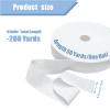 Eunika 4 Rolls Jelly Roll Batting Strip 2 1/4 Inch Total 200 Yards Cotton Blend Flexible Quilt Batting for Jelly Roll Rugs, Braided Throw Rugs view 2