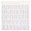 KISSITTY 1Pcs Letter Number Silicone Mold with 40Pcs Iron Ball Chains with Connector 80Pcs Iron Jump Rings Number Alphabet Resin Casting Mold for DIY Key Chain Jewelry Making view 1
