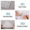 KISSITTY 1Pcs Letter Number Silicone Mold with 40Pcs Iron Ball Chains with Connector 80Pcs Iron Jump Rings Number Alphabet Resin Casting Mold for DIY Key Chain Jewelry Making view 4