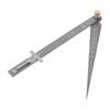 caralin 2 in 1 Metric Taper Welding Feeler Gauge Gage Depth Ruler Hole Stainless Steel for n Electricity Ceramic Stainless Steel view 1
