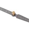 caralin 2 in 1 Metric Taper Welding Feeler Gauge Gage Depth Ruler Hole Stainless Steel for n Electricity Ceramic Stainless Steel view 2