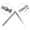 caralin 2 in 1 Metric Taper Welding Feeler Gauge Gage Depth Ruler Hole Stainless Steel for n Electricity Ceramic Stainless Steel view 3